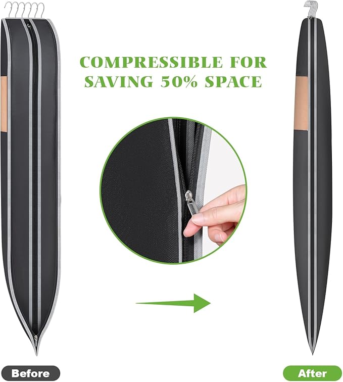 KEEGH Space Saving Hanging Garment Bag - Image 4
