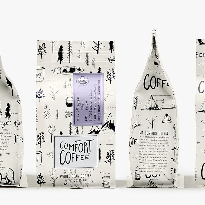 Mt. Comfort Coffee Organic Mayan Whole Bean Coffee, 12oz – Full City Roast - Image 3