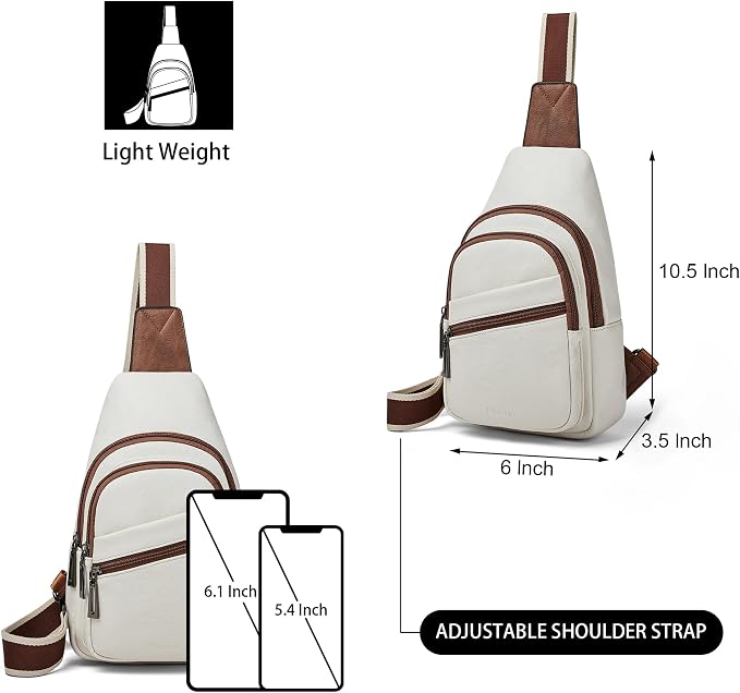Sling Bag Crossbody Bags for Women Small Cross Body Bag Fanny Packs Chest Sling - Image 3