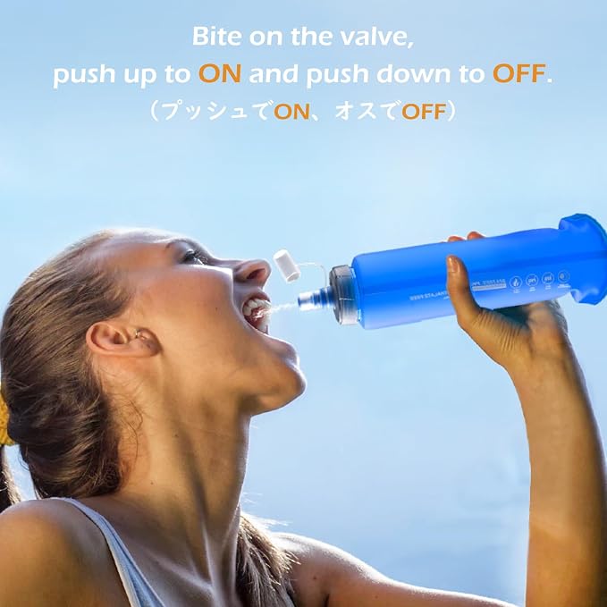 TRIWONDER TPU Collapsible Flask BPA-Free Soft Folding Water Bottles - Image 5