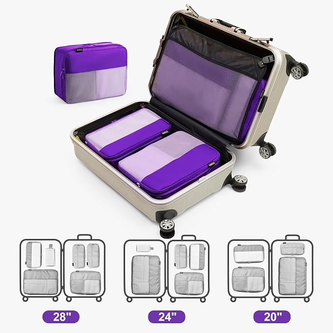 6 Set Compression Packing Cubes - Image 7