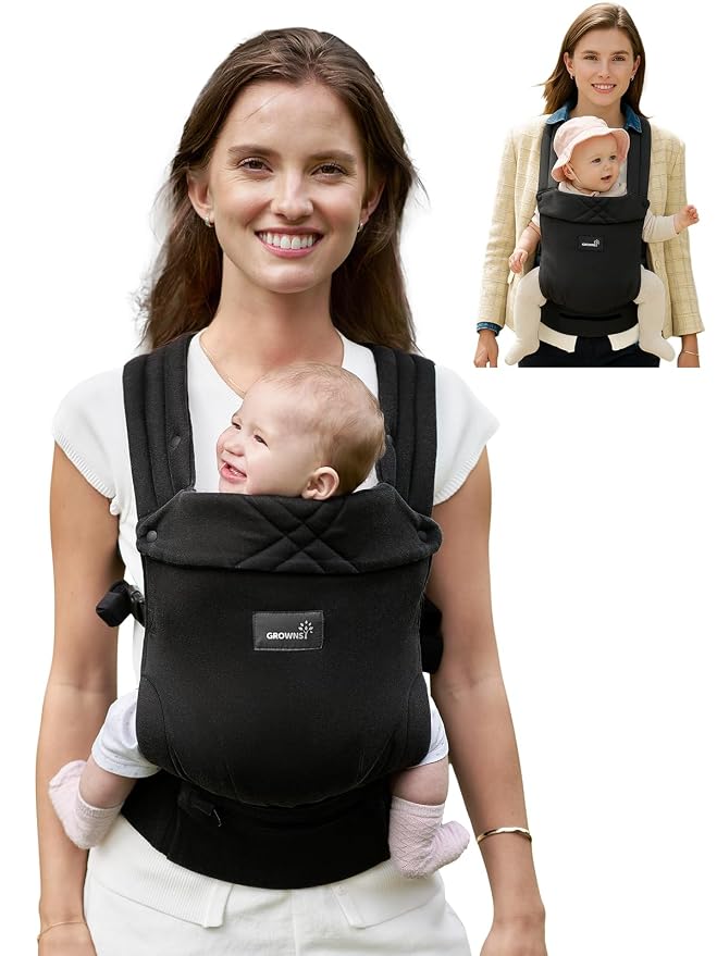 GROWNSY Baby Carrier Newborns to Toddlers, Ergonomic Baby Toddler Carrier by GROWNSY