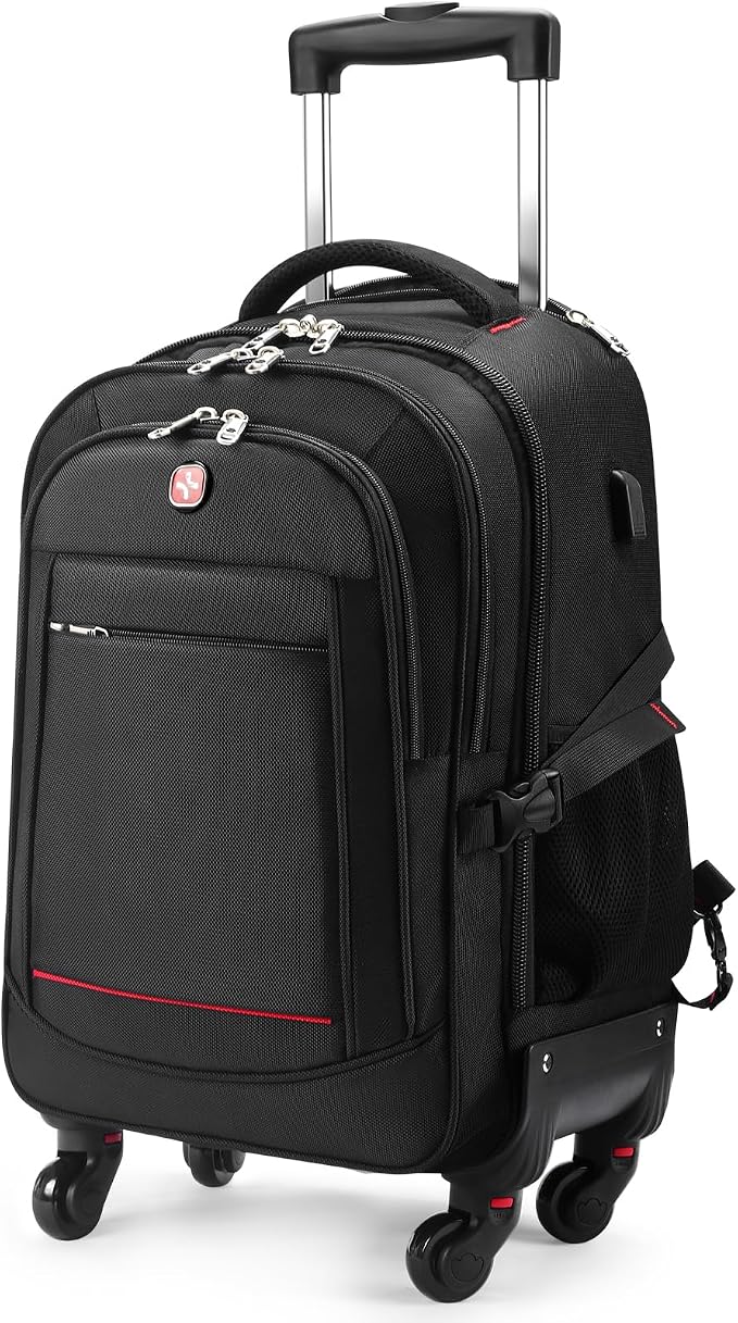Rolling Backpack with Wheels by STARCLOUD