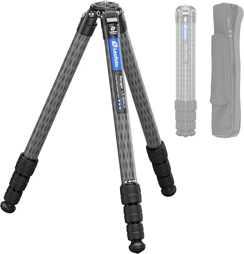 58" Carbon Fiber Tripod, Lightweight Travel Compact Tripod by Leofoto