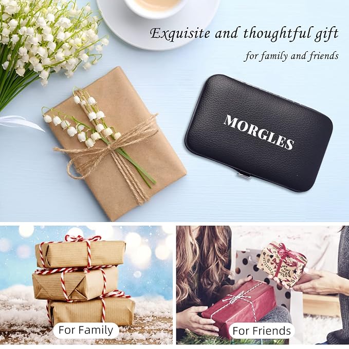 MORGLES Tweezers Set, Professional Nail Clippers and Tweezer Kit - Image 7