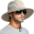 PFFY Sun Bucket Hats for Men Women 3” Wide Brim UPF 50+ Fishing & Beach Hat by PFFY