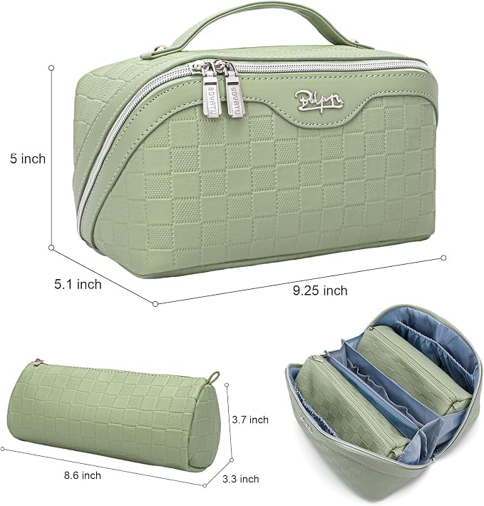 Travel Makeup Bag Organizer Cosmetic Bag: 3 Pcs Set Make up Bags - Image 7