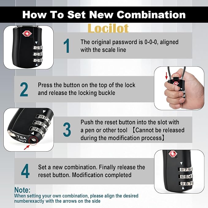 5pcs TSA Approved Luggage Locks - Image 7