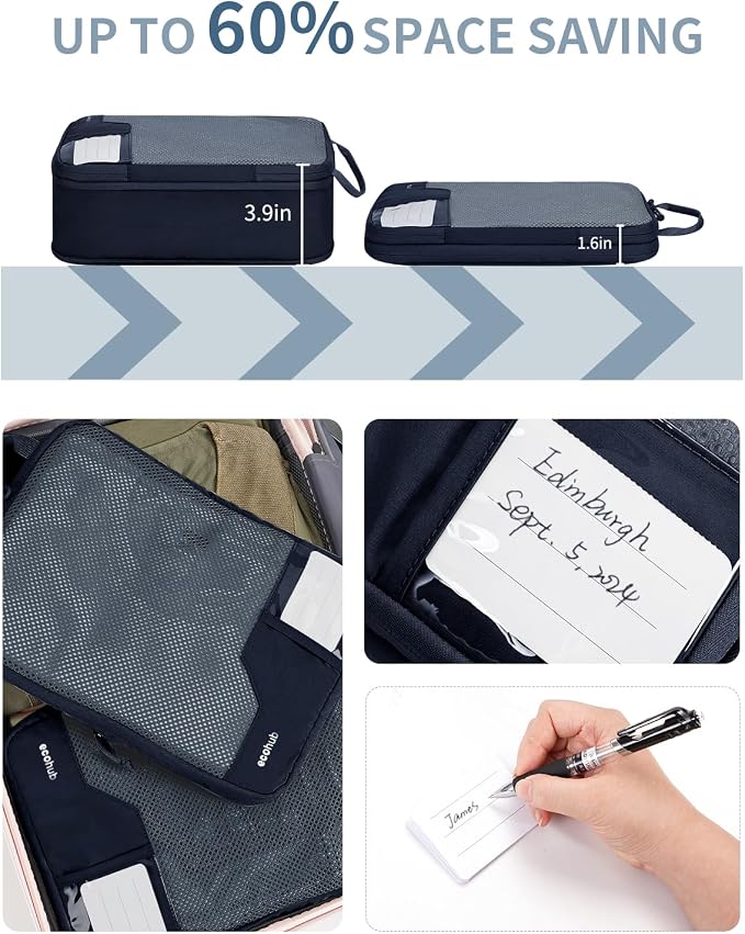 ECOHUB 4 Set /6 Set Packing Cubes - Image 2