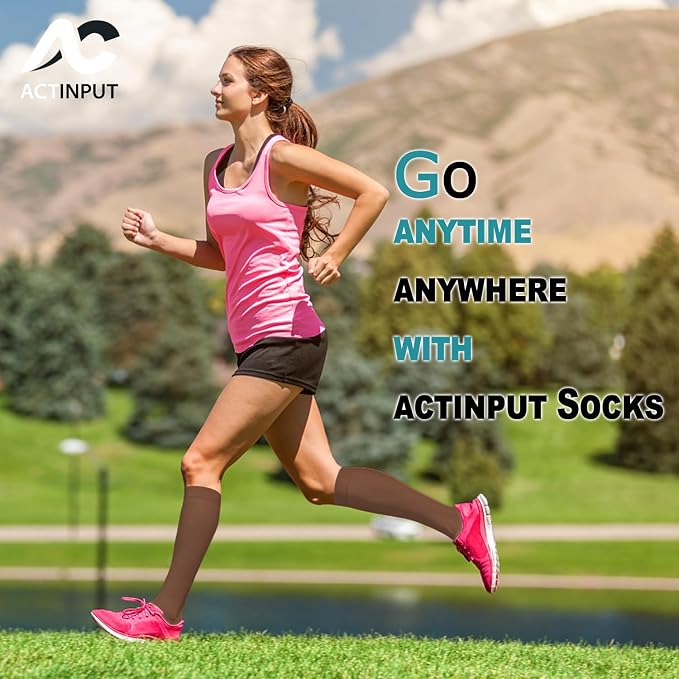 ACTINPUT 8 Pairs Compression Socks - Image 2