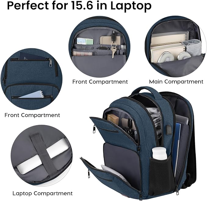 Backpack for Boys Men, School Backpack for Teens Girls, Lightweight Casual High - Image 2