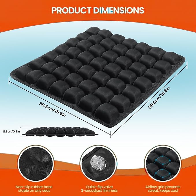 Sondur Inflatable Travel Cushion – Adjustable Bubble Technology - Image 2