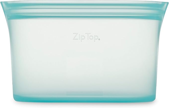Zip Top Reusable Food Storage Bags | Large Dish | Silicone Meal Prep Container - Image 2