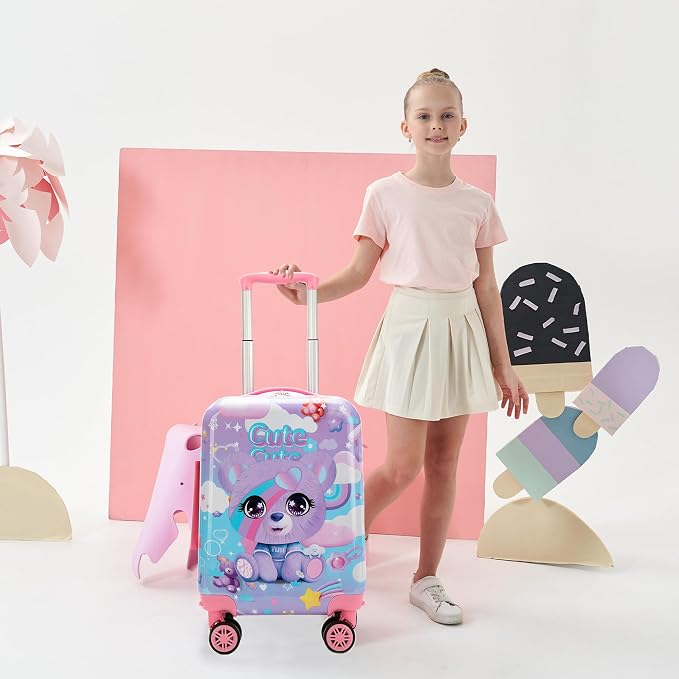 Kids Suitcase Set for Girls Hardside Luggage - Image 6