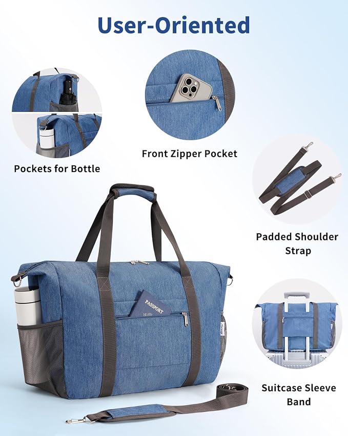 Narwey 18x14x8 Inches Travel Bag Spirit Airlines Frontier Personal Item - Image 5
