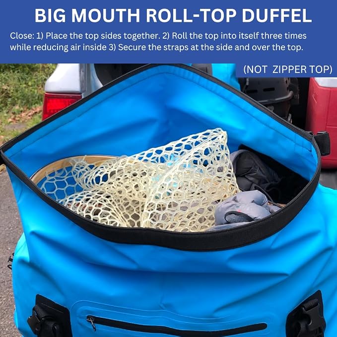 Malo'o Waterproof Dry Bag Duffel 40L/60L/100L, Roll Top Duffel Keeps Gear Dry - Image 7