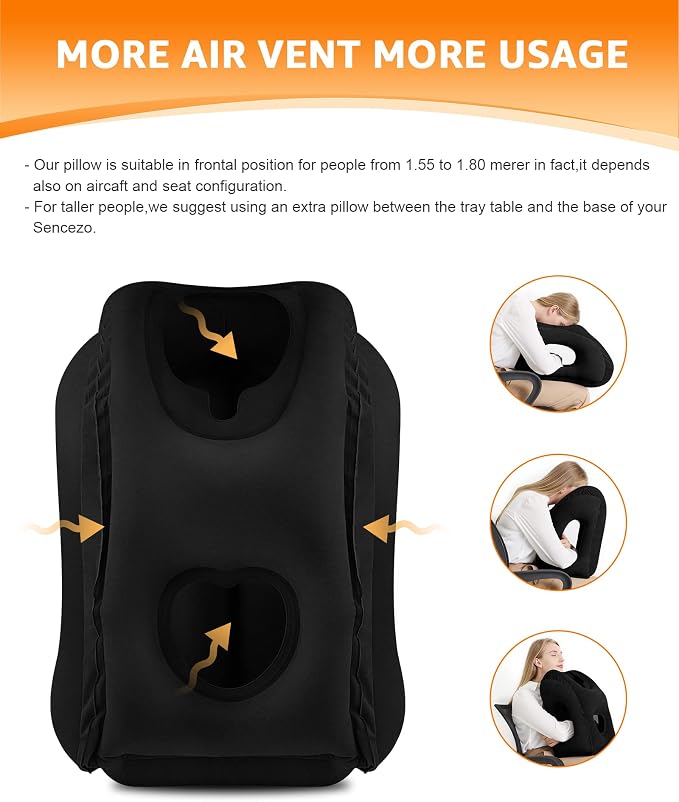 Sunany Travel Pillow, Inflatable Neck Pillow Used - Image 2
