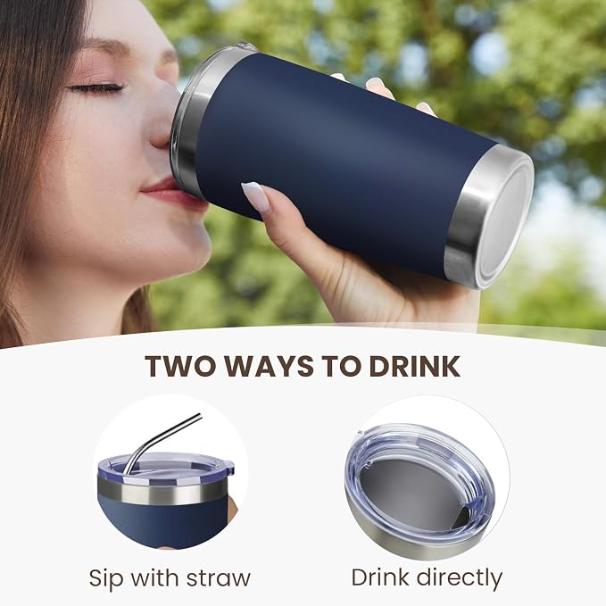 MEWAY 20oz Tumbler 12 Pack Double Wall Vacuum Insulated Travel Mug Bulk - Image 3