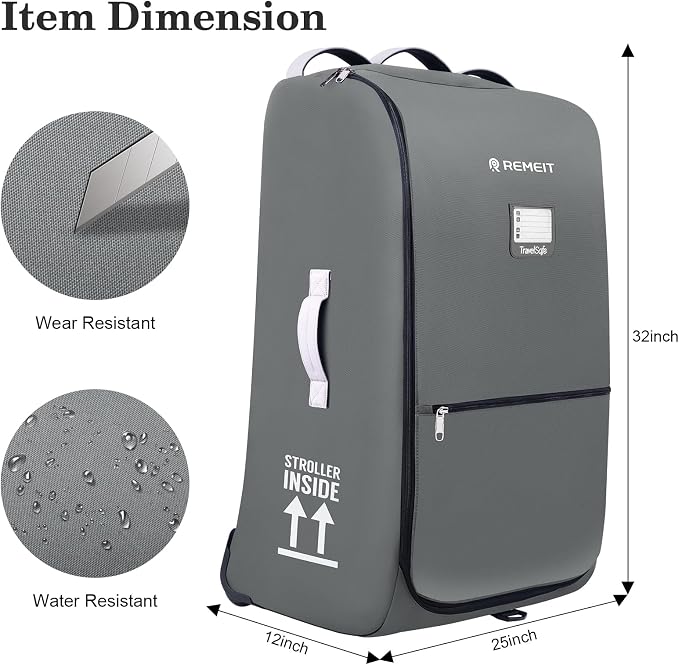 Stroller Bag for Airplane, Stroller Travel Bag Compatible - Image 3