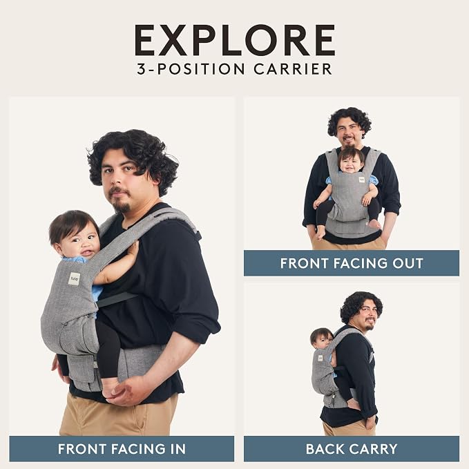 Baby Tula Explore Cotton Baby Carrier 7 – 45 lb, Adjustable Newborn to Toddler - Image 2
