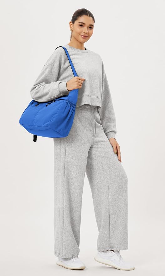 ODODOS 20L Crossbody Tote Bag Large Capacity Lightweight Hobo Shoulder Sling - Image 3