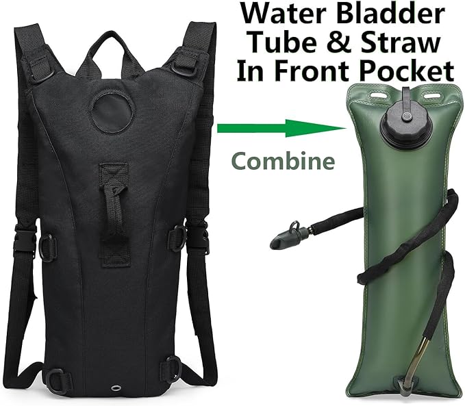 ATBP Tactical Water Hydration Pack Military 3L Water Bladder Carrier Backpack - Image 4