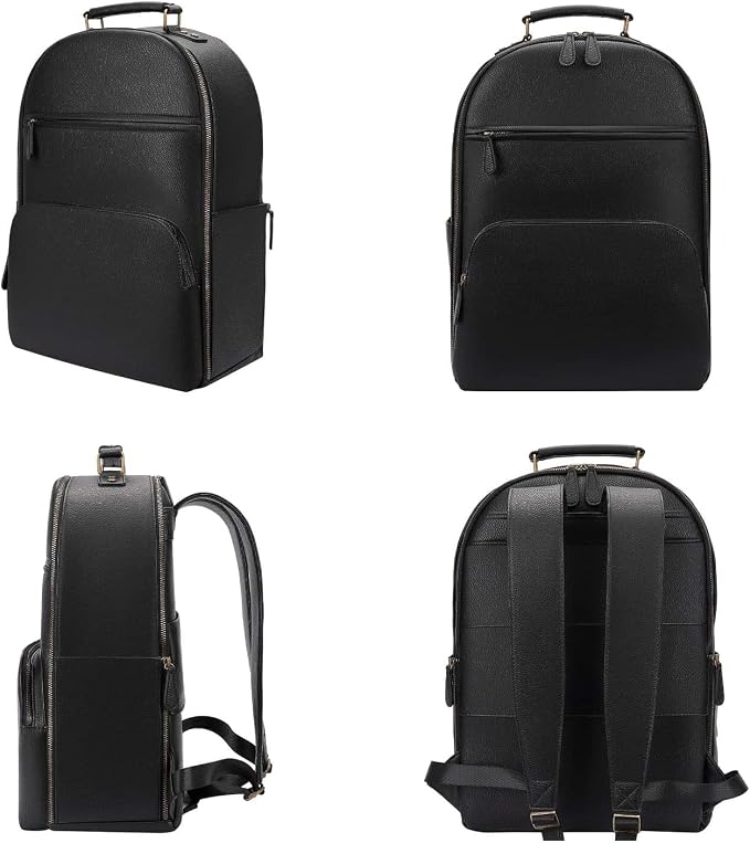 Camera Backpack Classic PU Leather - Image 6