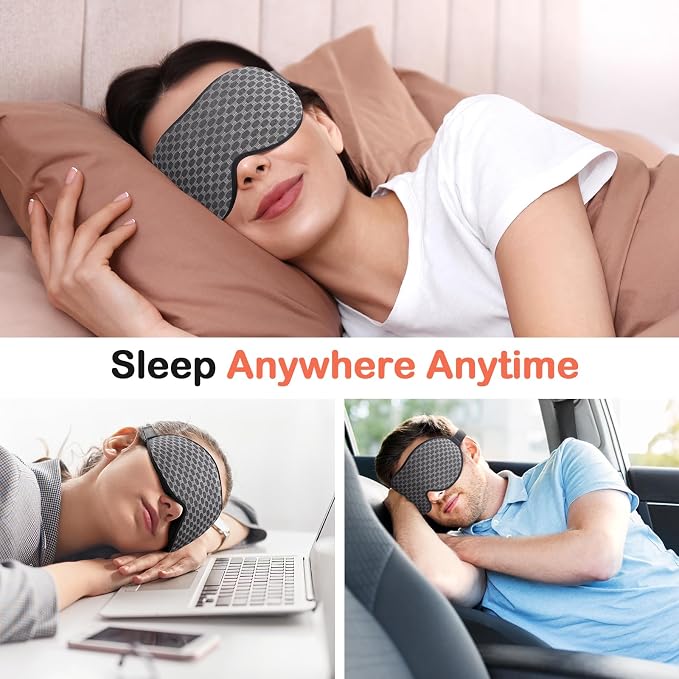 INNELO 3D Contoured Sleep Mask for Side Sleepers - Image 7