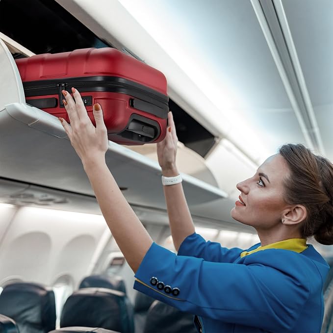 Hardside Carry On Luggage 22x14x9 Airline Approved - Image 3