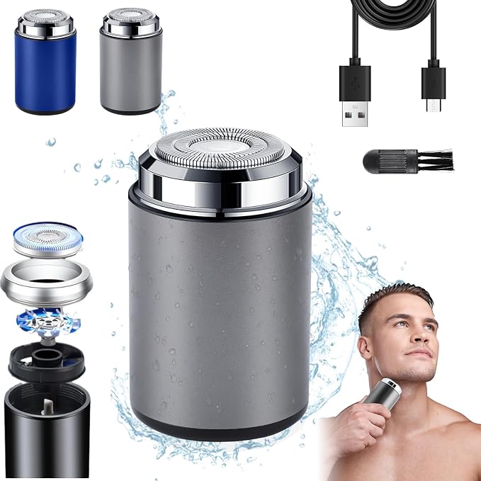Mini Electric Shaver, Portable Mini Electric Shaver, Pocket Size by Denir+Bonee