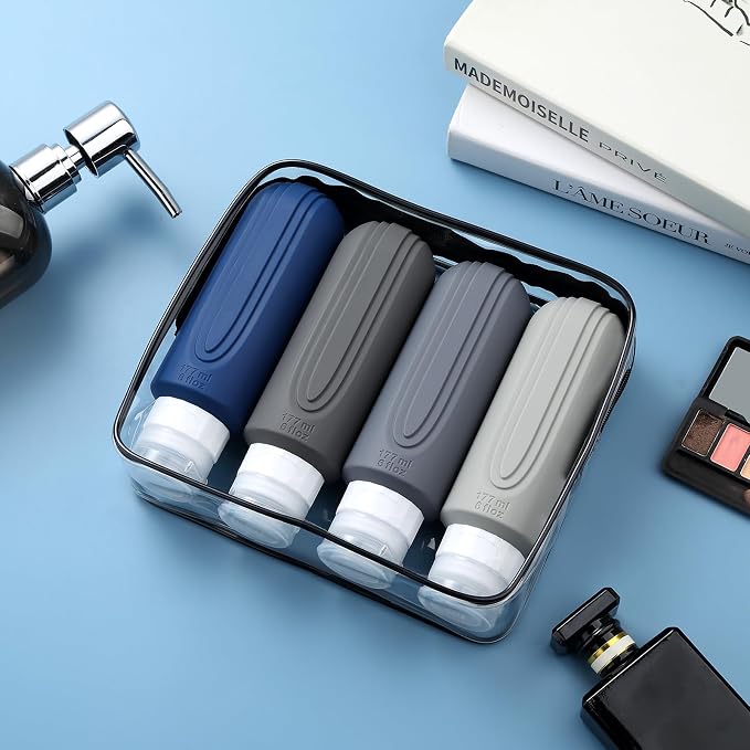 Travel Bottles for Toiletries, Large 6oz Oversize Containers, BPA Free Leak - Image 7