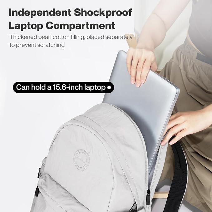 mixi Outdoor Lightweight Backpack Casual Carry On Laptop Backpack Travel Bookbag - Image 5
