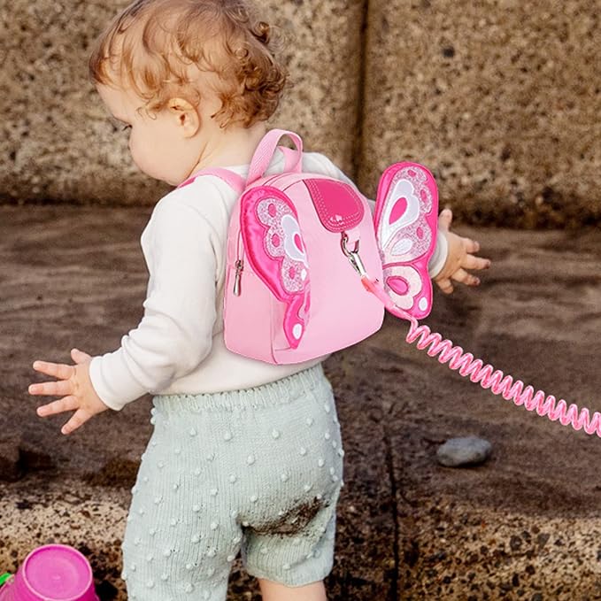 Accmor Toddler Harness Backpack Leash, Cute Butterfly Kid Backpacks - Image 5