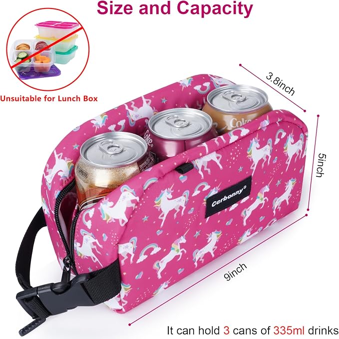 Cerbonny Small Cooler Bags: Freezable, Insulated Lunch Bags - Image 4