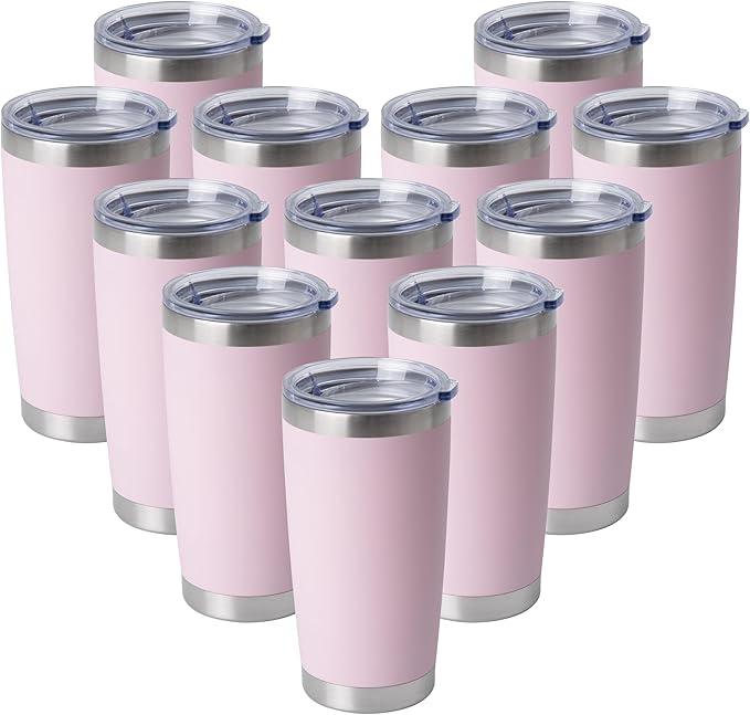 HASLE OUTFITTERS 20oz Stainless Steel Tumblers Bulk, Insulated Travel Cup by HASLEOUTFITTERS