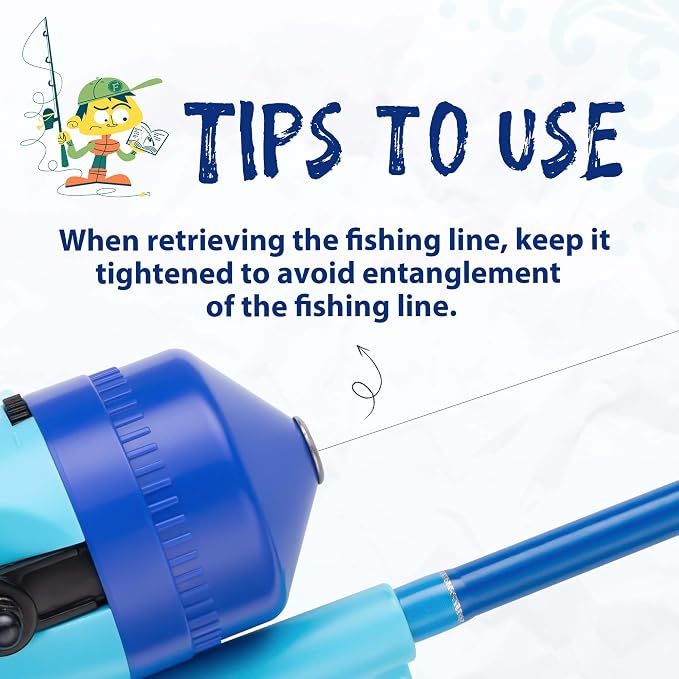 Kids Fishing Pole, Telescopic Fishing Rod, Toddler Collapsible Fishing Rod and - Image 5