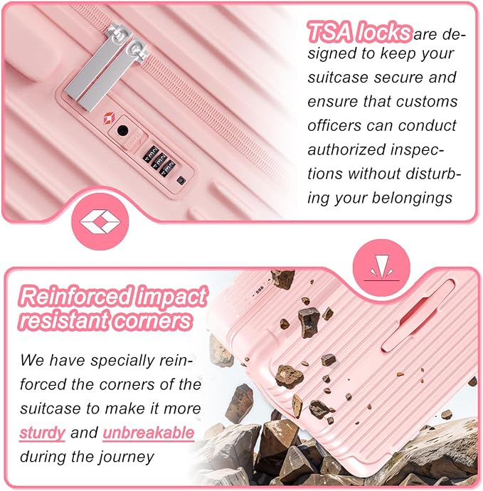 Krute Carry on Luggage PC+ABS Suitcases - Image 4