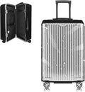 Yotako Upgraded Double Zippered Transparent PVC Suitcase Cover, No Disassembly by YOTAKO