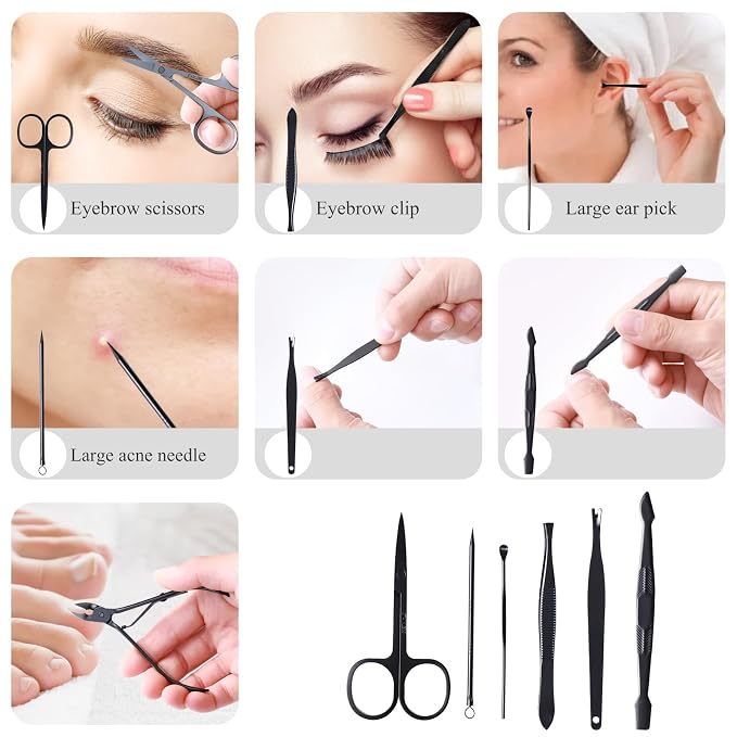 High Precision Stainless Steel Nail Clippers Set - Image 4