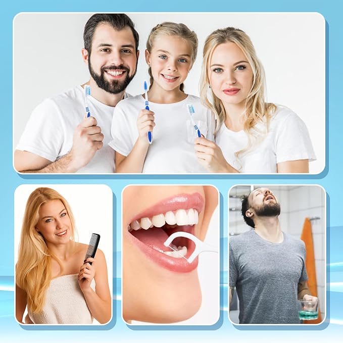 50 Set Travel Toothbrush Kit Bulk, Disposable Toothbrush - Image 5