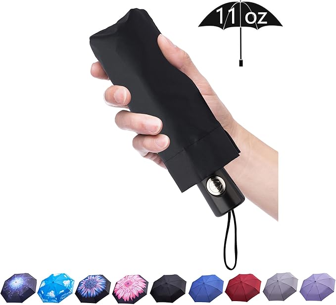 Goothdurs Automatic Mini Travel Windproof Umbrella Compact Auto Open/Close by Goothdurs