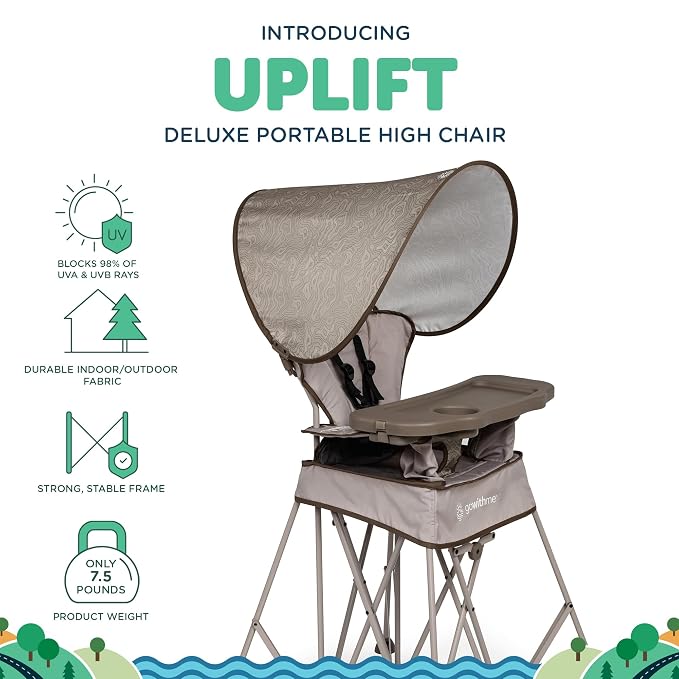 Baby Delight Go with Me Uplift Deluxe Portable High Chair | Travel High Chair | - Image 2