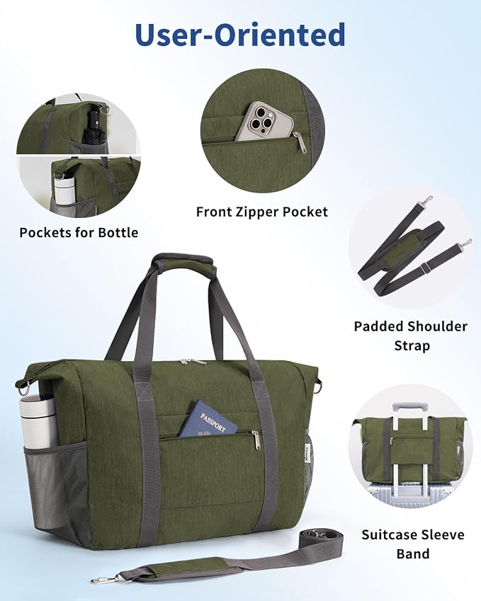 Narwey 18x14x8 Inches Travel Bag Spirit Airlines Frontier Personal Item Bag - Image 5