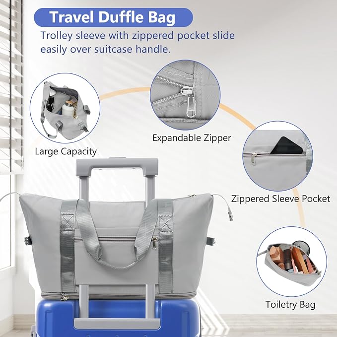 Merax Luggage Set 3 Piece, 20 Inch Carry on Spinner Suitcase - Image 9
