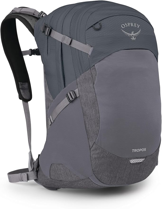 Osprey Tropos Laptop Backpack, Tungsten Soundwave/Grey Heather by Osprey