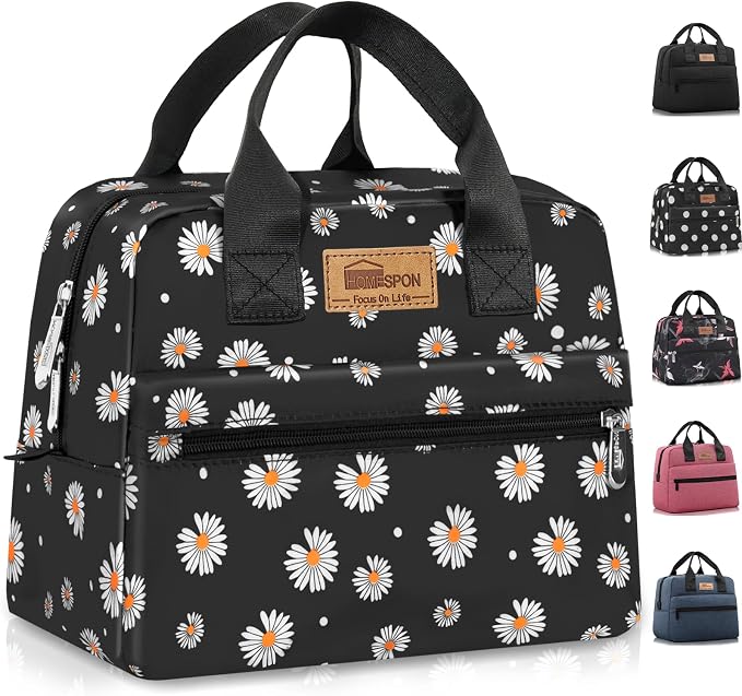 HOMESPON Insulated Lunch Bag for Women Men Lunch Box Cooler Lunch Tote for Work by HOMESPON