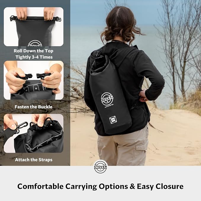 STOVER 5/10/25/30/40/55L Waterproof Backpack- Floating Dry Bag - Image 5