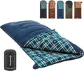 KingCamp Sleeping Bag for Adults, Cold Weather & Warm XL Big and Tall Flannel by KingCamp