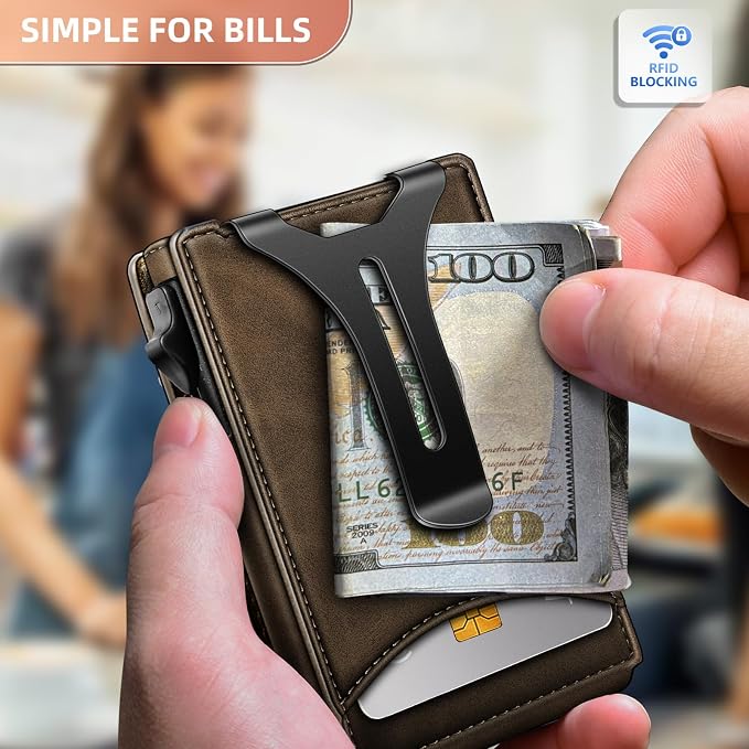 BULLIANT Men Wallet, Money Clip Wallet Slim - Image 6