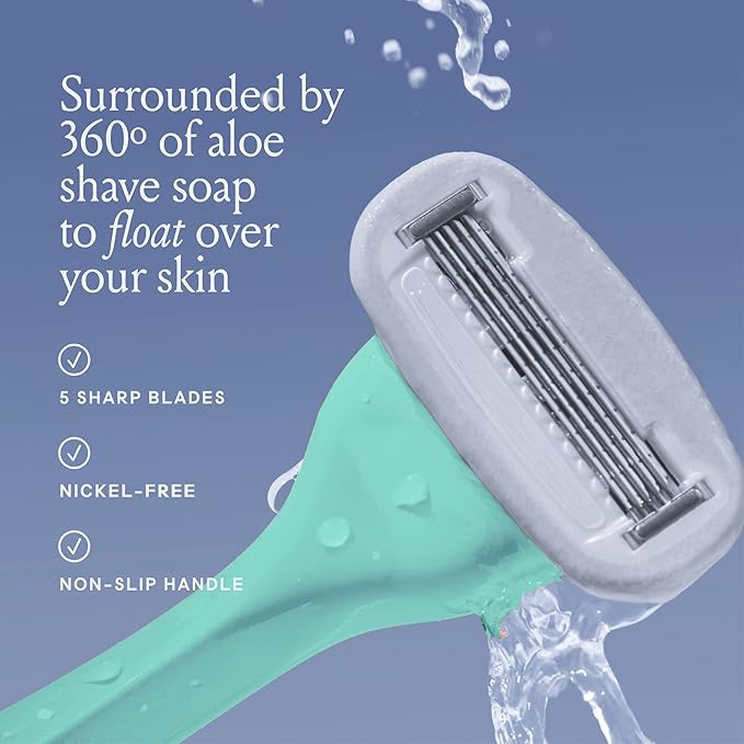 Billie Razors for Women Shave Kit – Razor + 4 x 5-Blade Razor Refills + - Image 4